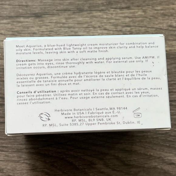 Herbivore Botanicals Skincare Herbivore Aquarius Pore Purifying